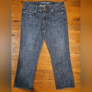 AMERICAN EAGLE OUTFITTERS ARTIST CROP STRETCH JEANS SIZE 10